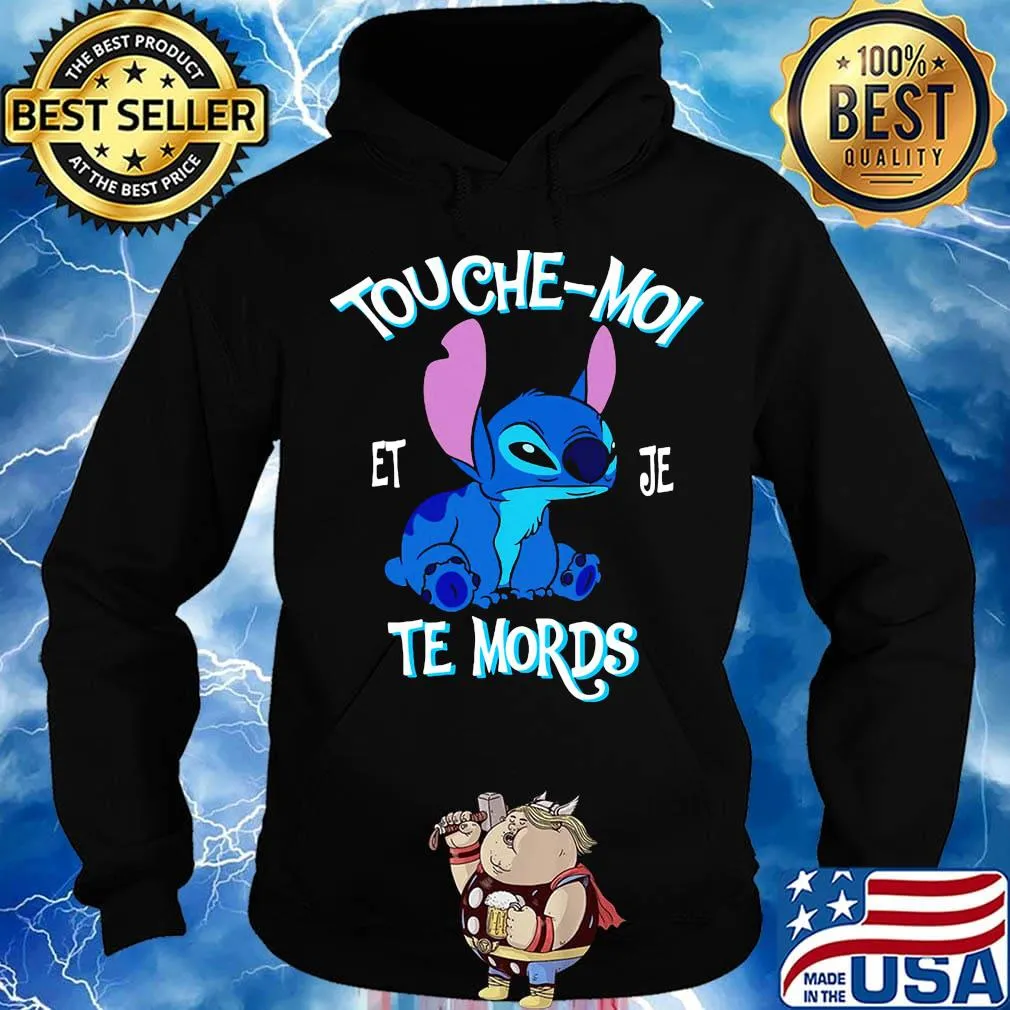 Disney stitch touche moi et je te mords s Hoodie