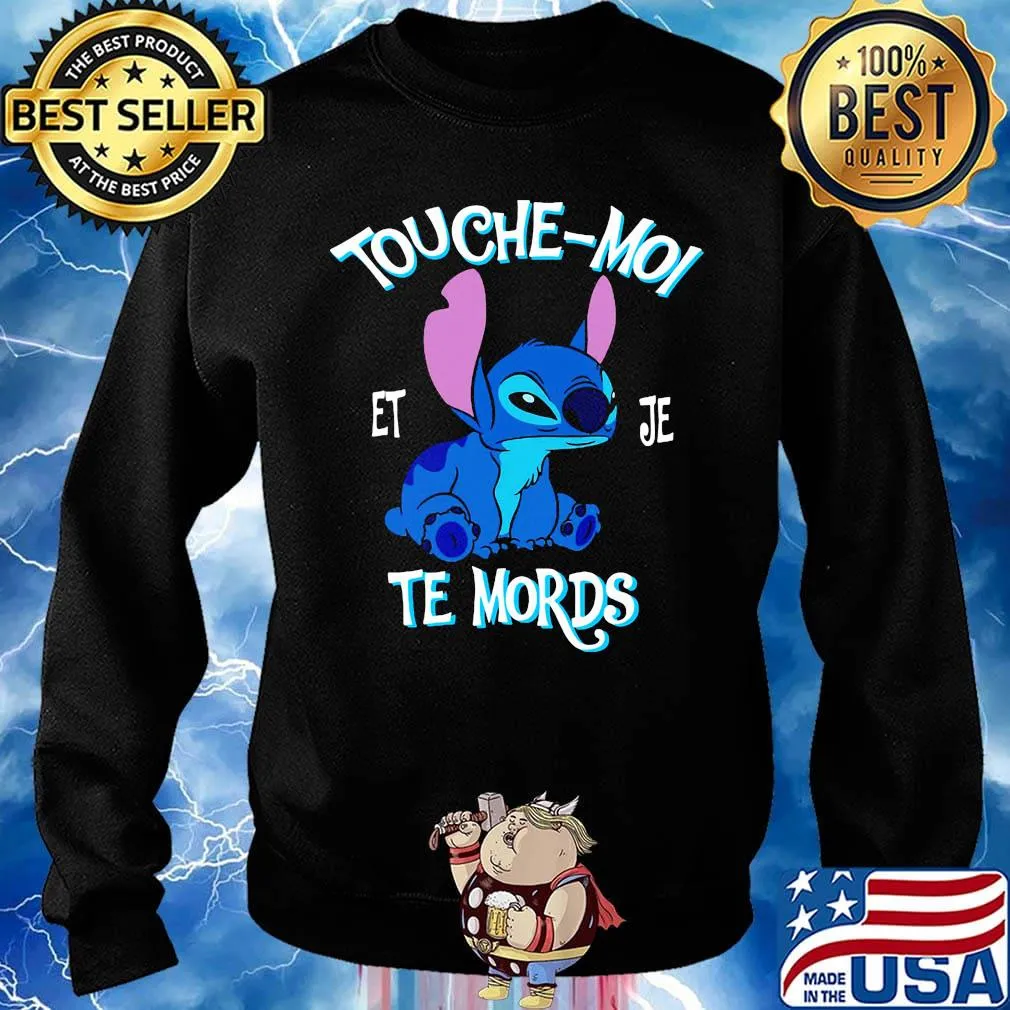 Disney stitch touche moi et je te mords s Sweater
