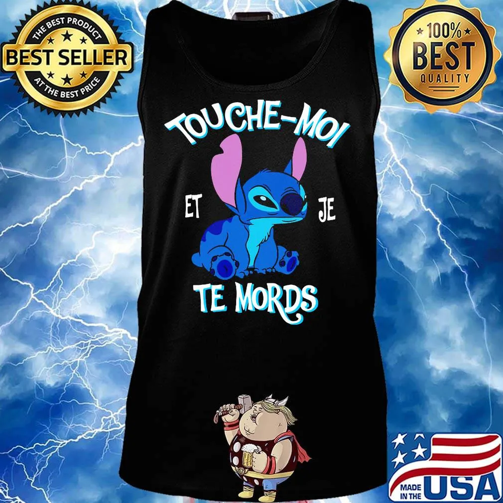 Disney stitch touche moi et je te mords s Tank top