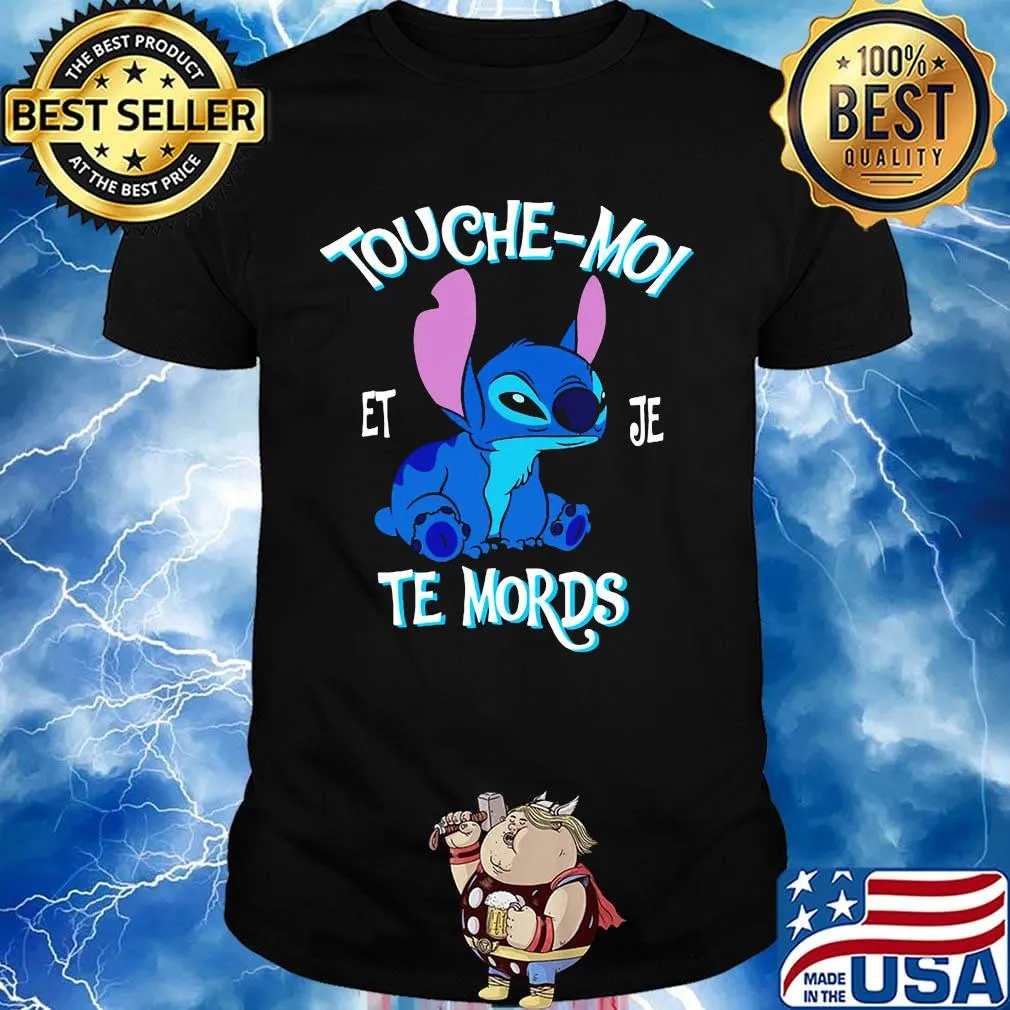 Disney stitch touche moi et je te mords shirt