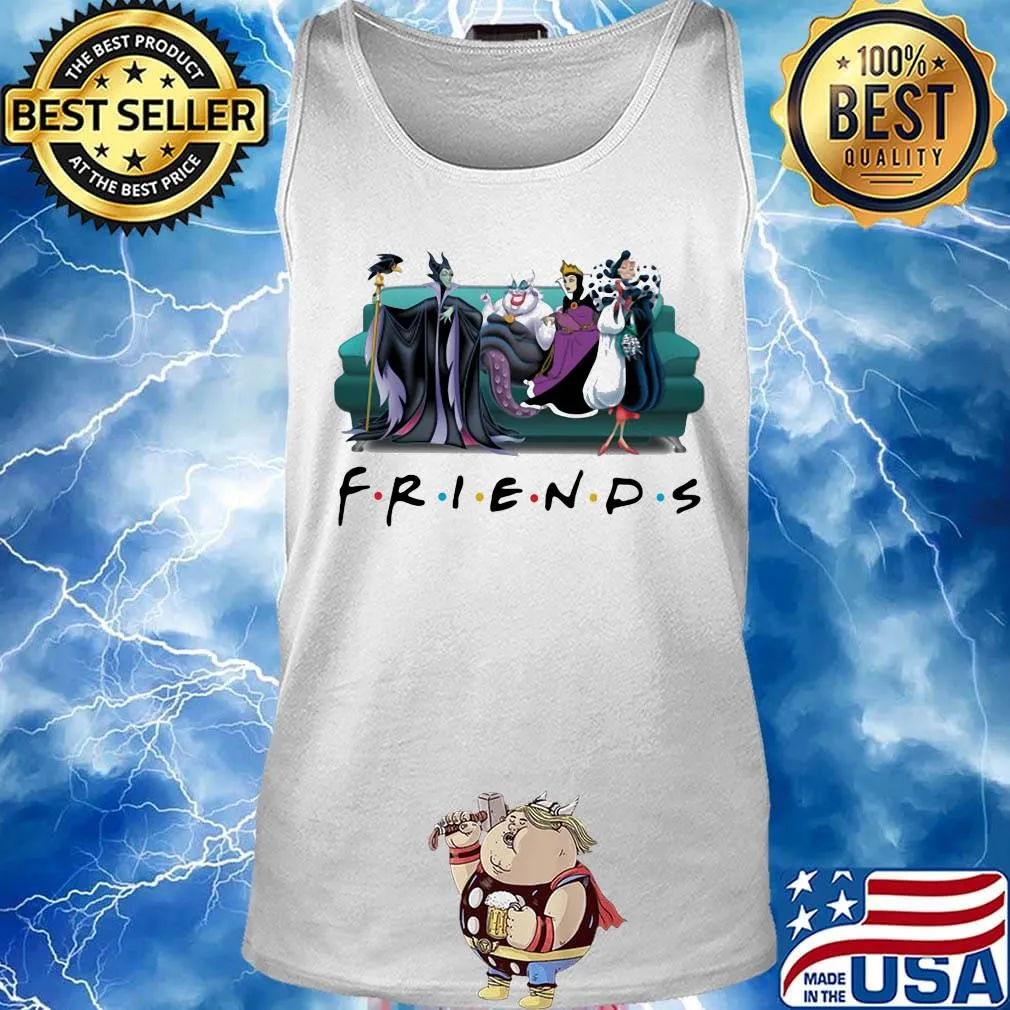 Disney villain characters friends s Tank top