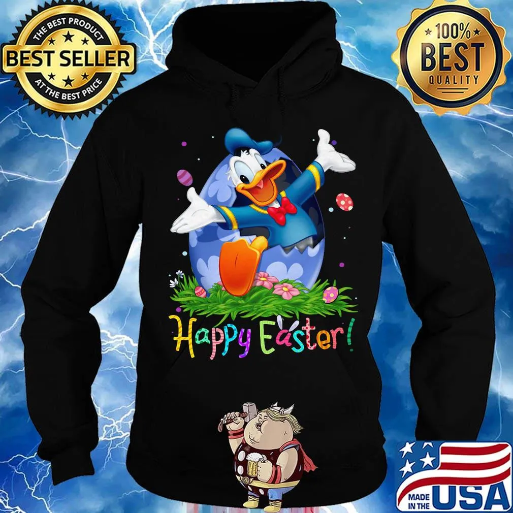Donald duck happy easter flowers s Hoodie