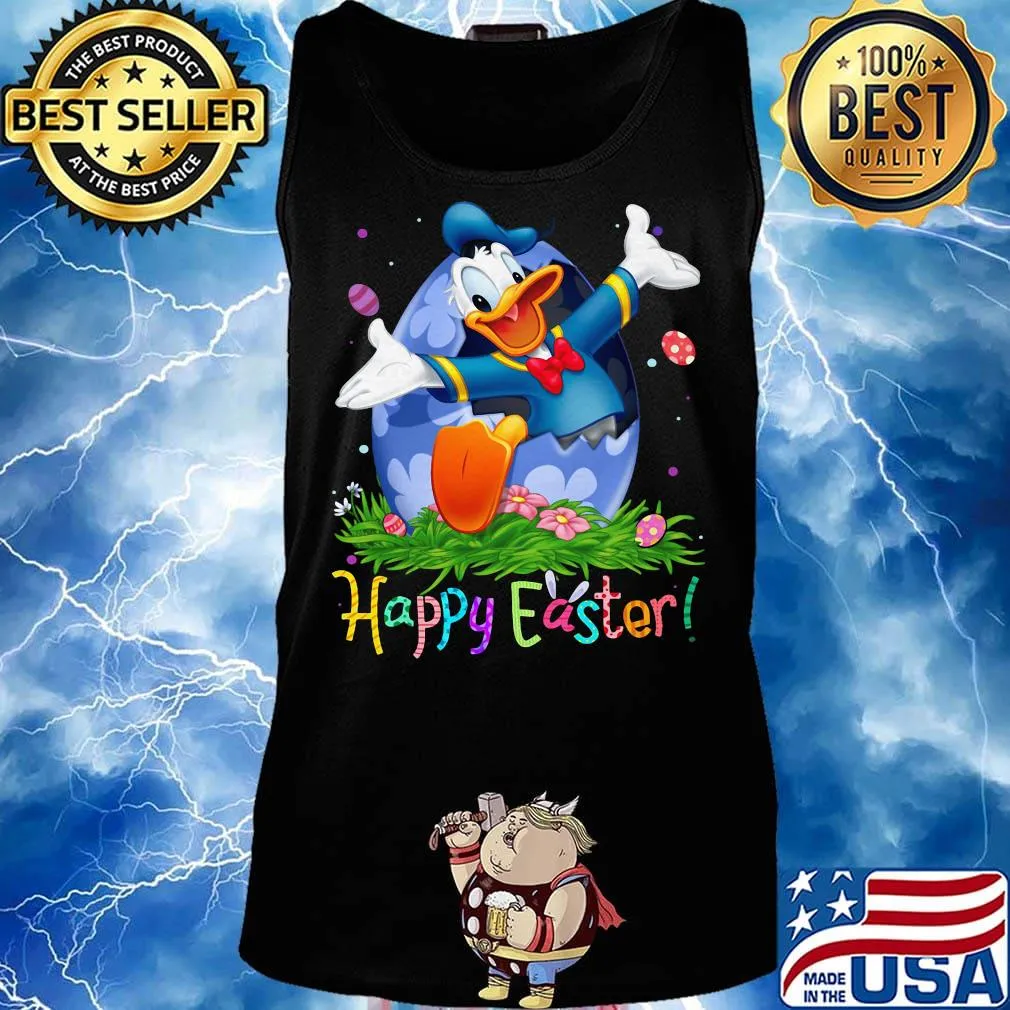 Donald duck happy easter flowers s Tank top