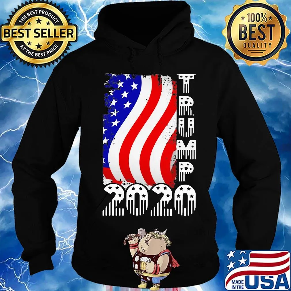 Donald trump 2020 american flag happy independence day s Hoodie