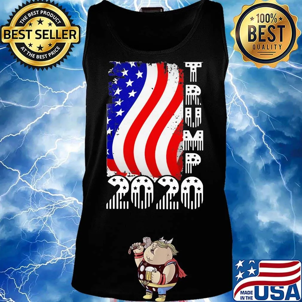 Donald trump 2020 american flag happy independence day s Tank top