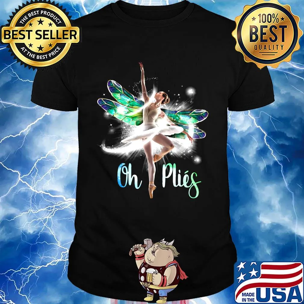 Dragonfly ballet on plies shirt