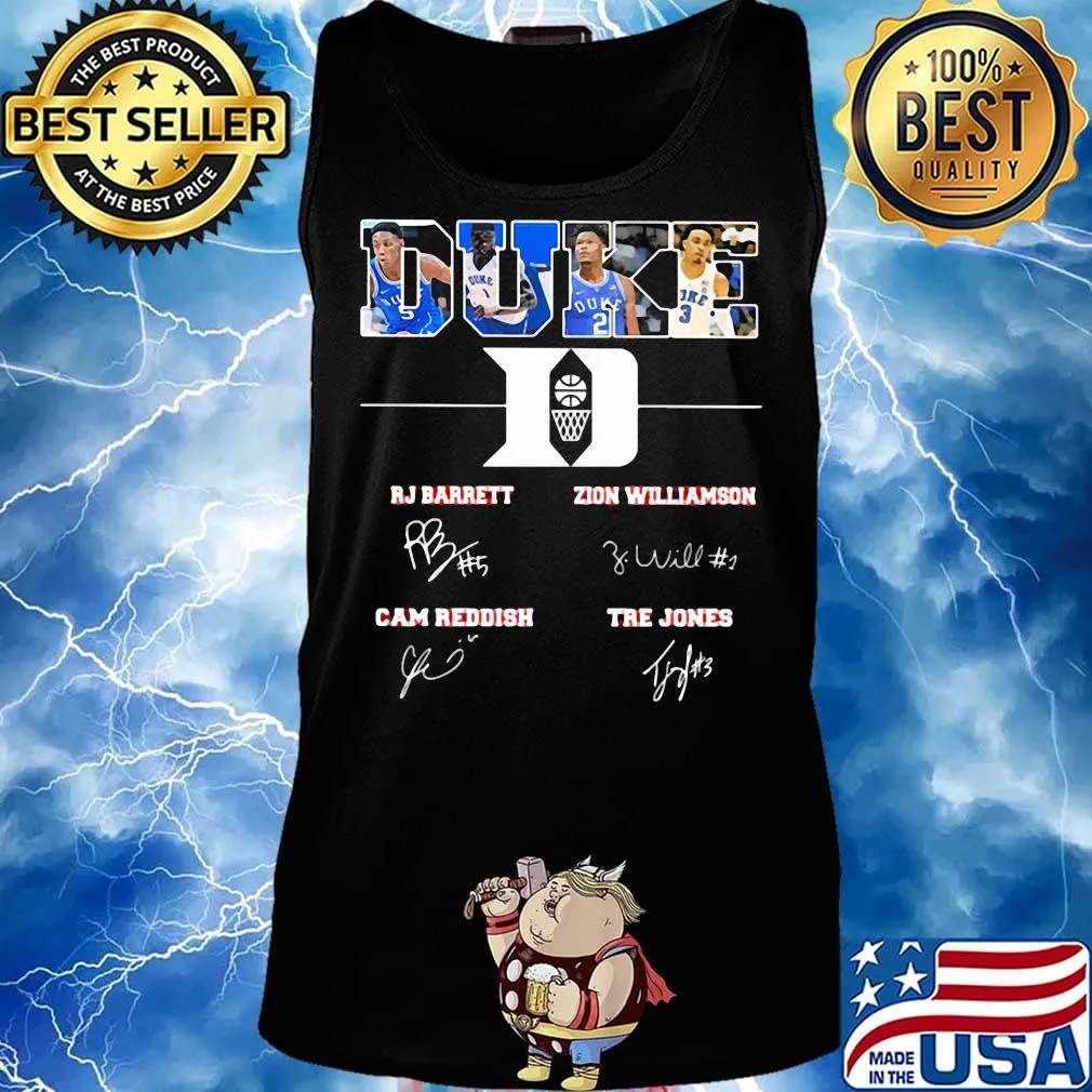 Duke blue devils basketball players signatures s Tank top