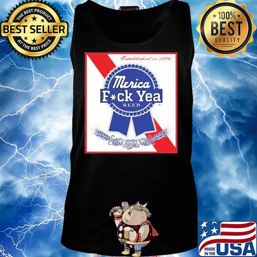 Established in 1776 merica fuck yea beer s Tank top