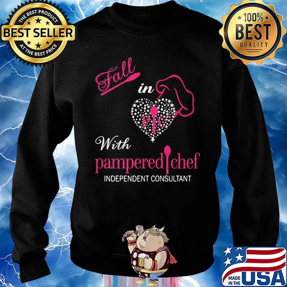 Fall in with pampered chef independent consultant heart s Sweater