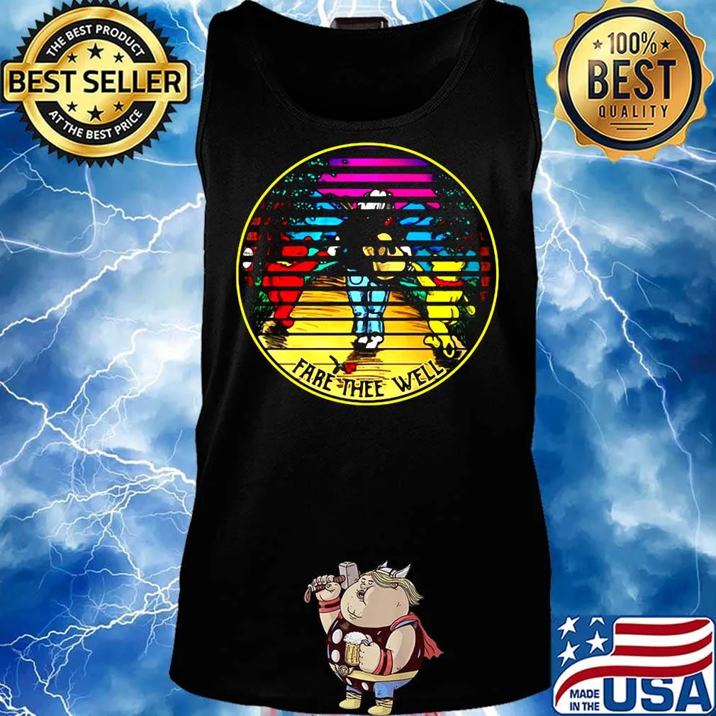 Fare thee well vintage retro s Tank top