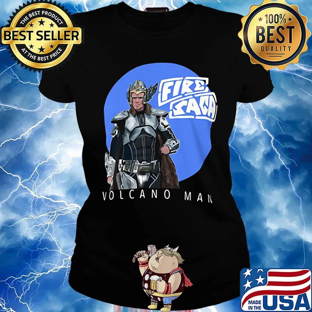 Fire saga volcano man ferrell and mcadams s Ladies tee