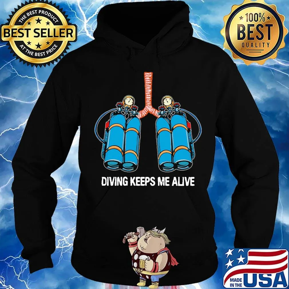Firefighter diving keeps me alive s Hoodie