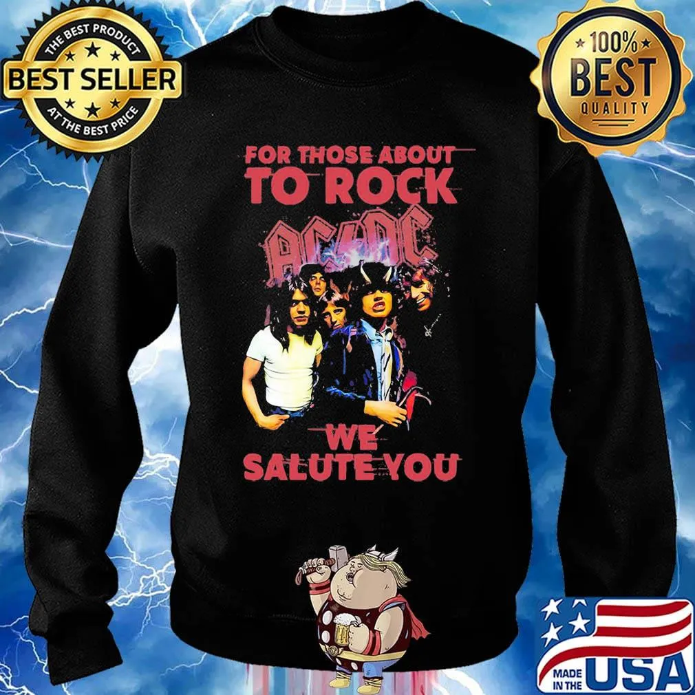For those about to rock acdc we salute you s Sweater