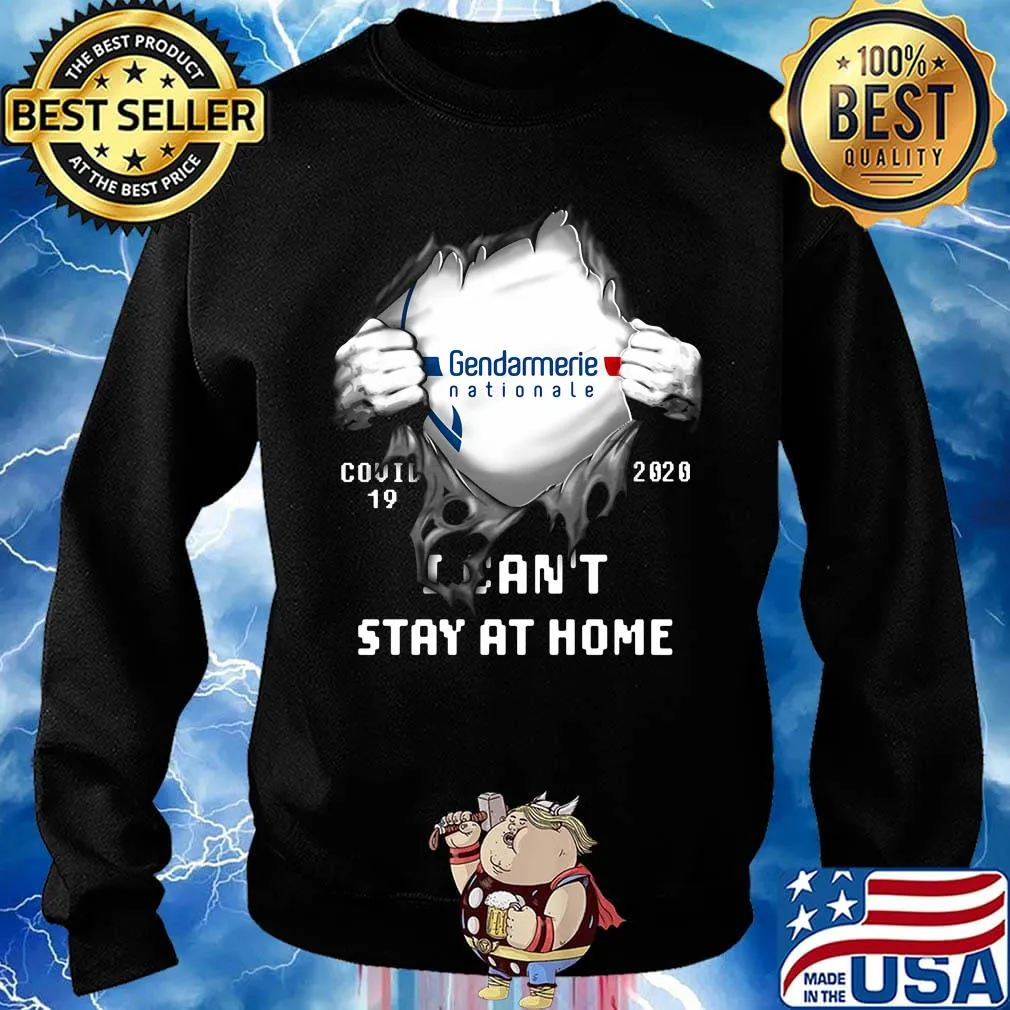 Gendarmerie Nationate I can't stay at home s Sweater