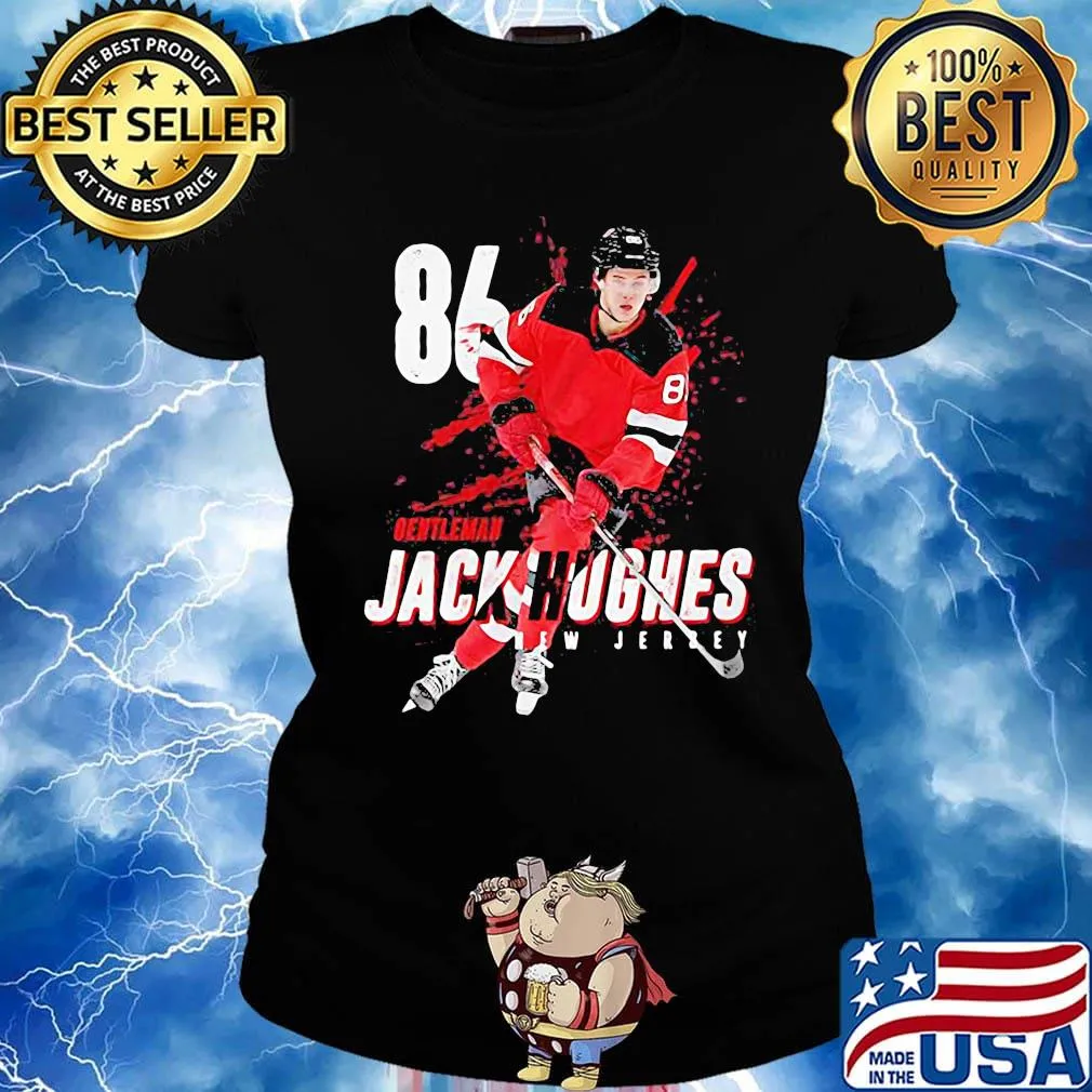 Gentleman jack hughes new jersey 86 s Ladies tee