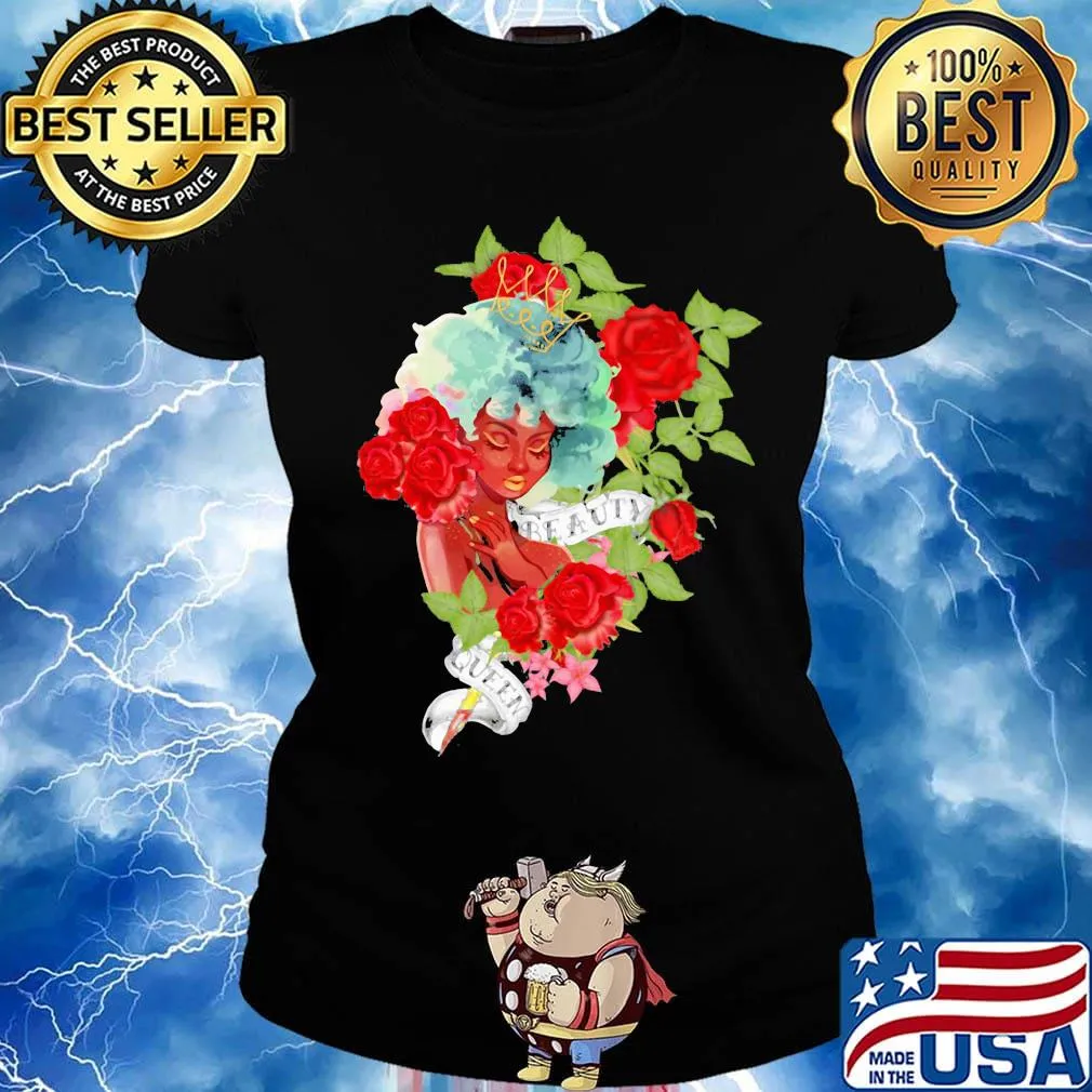 Girl roses beauty queen s Ladies tee