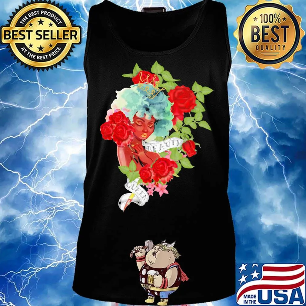 Girl roses beauty queen s Tank top