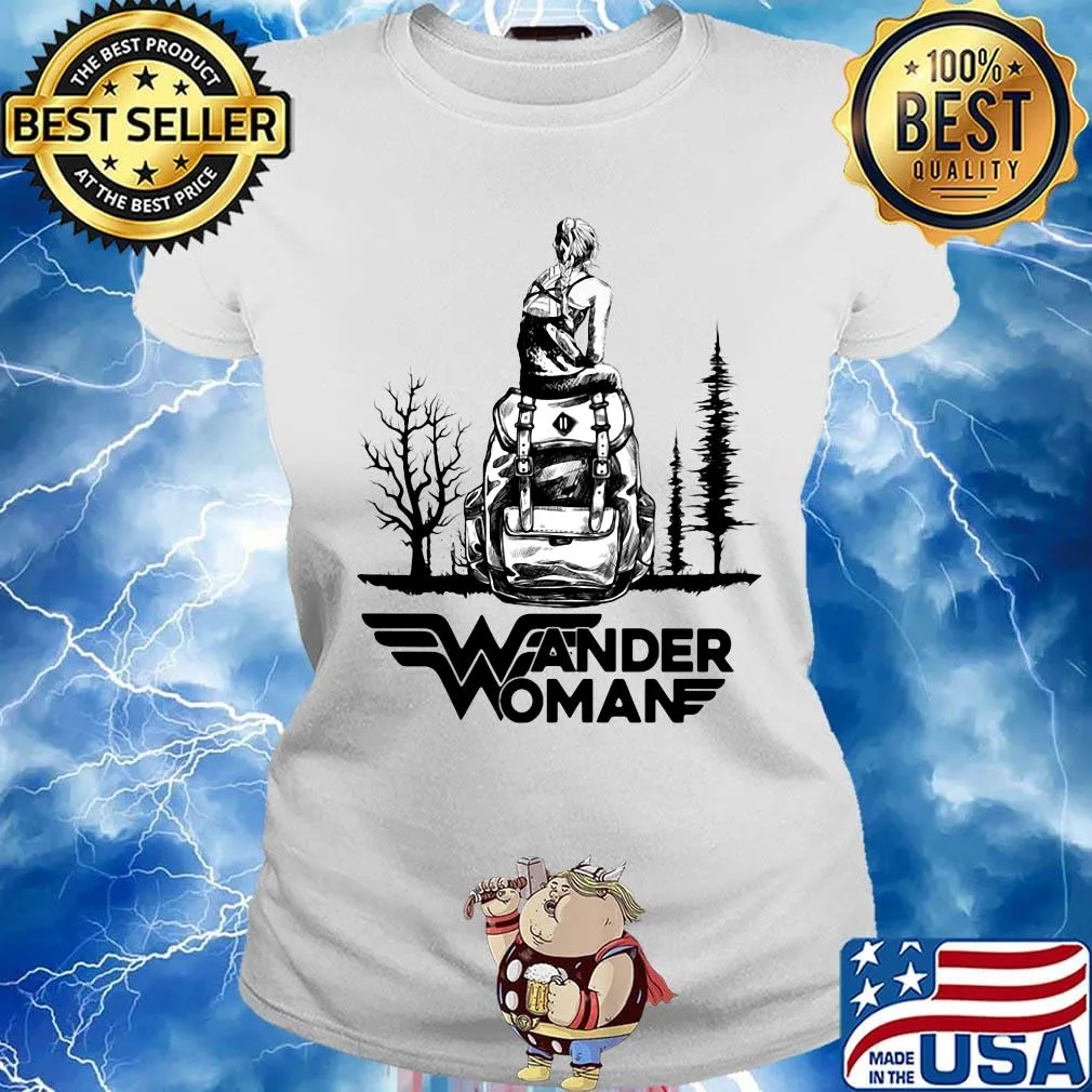 Girl wander woman mountain s Ladies tee