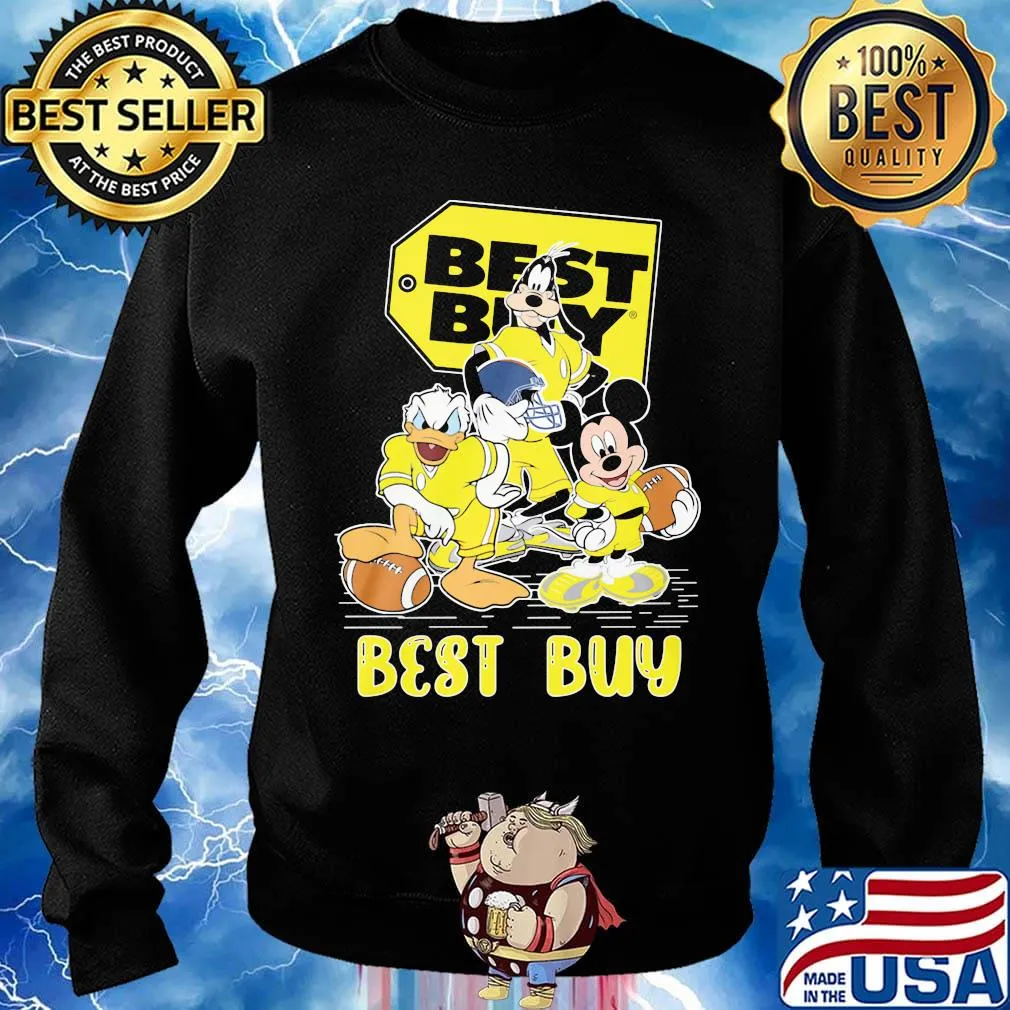 Goofy donald duck and mickey mouse football player best guy s Sweater