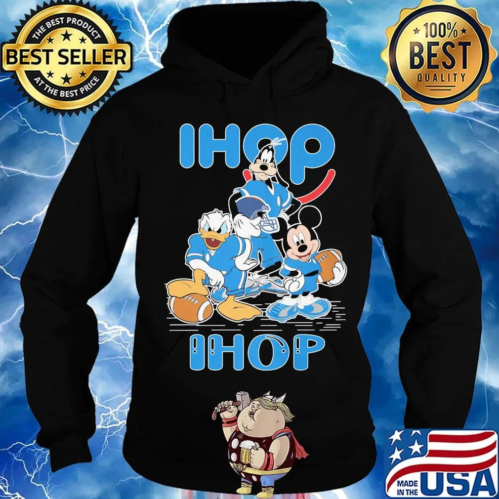 Goofy donald duck and mickey mouse football player ihop s Hoodie