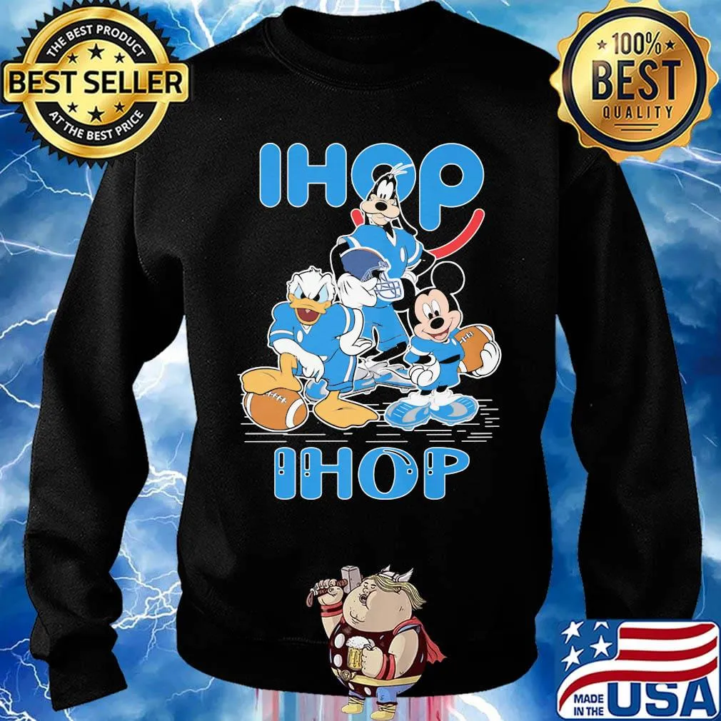 Goofy donald duck and mickey mouse football player ihop s Sweater