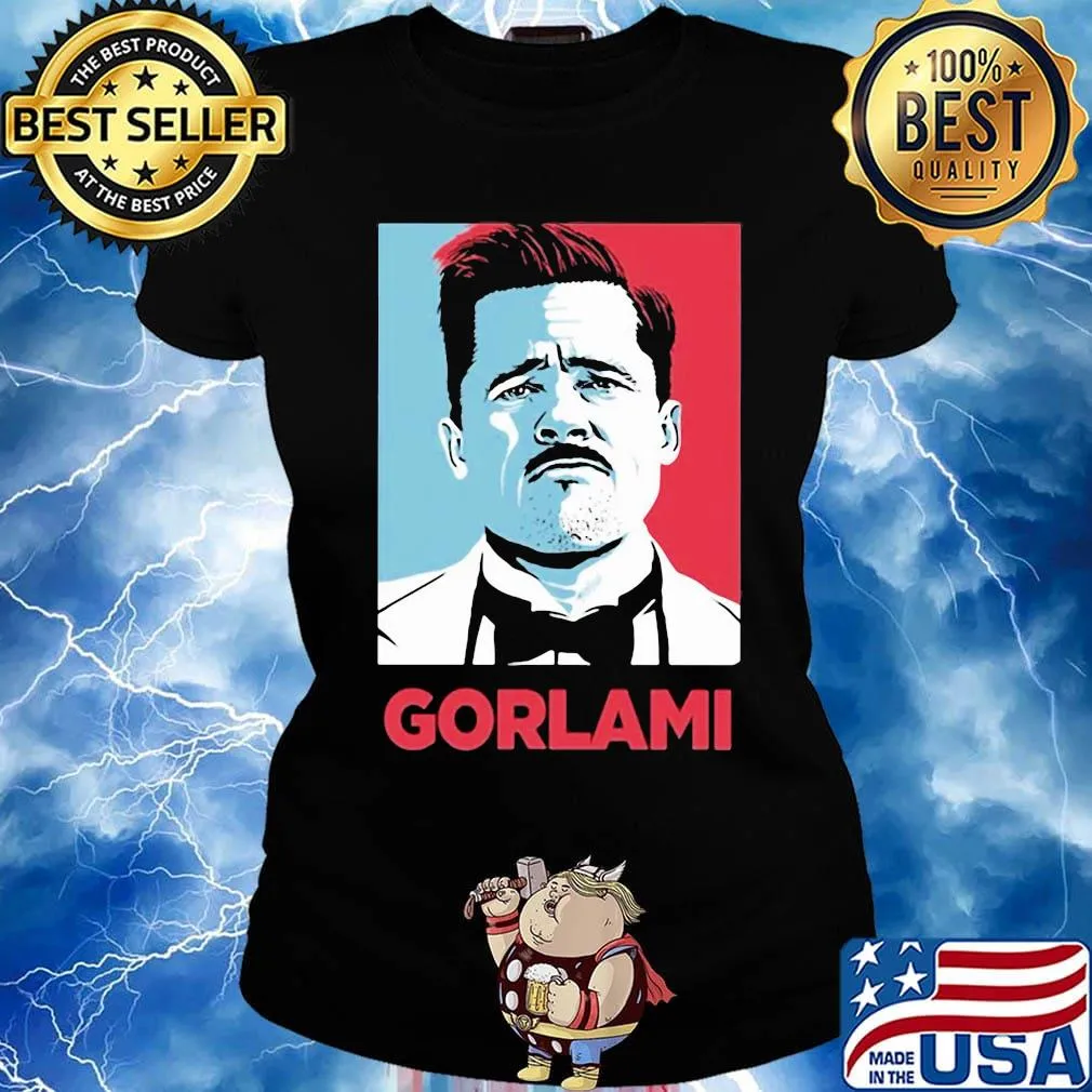 Gorlami brad pitt art s Ladies tee