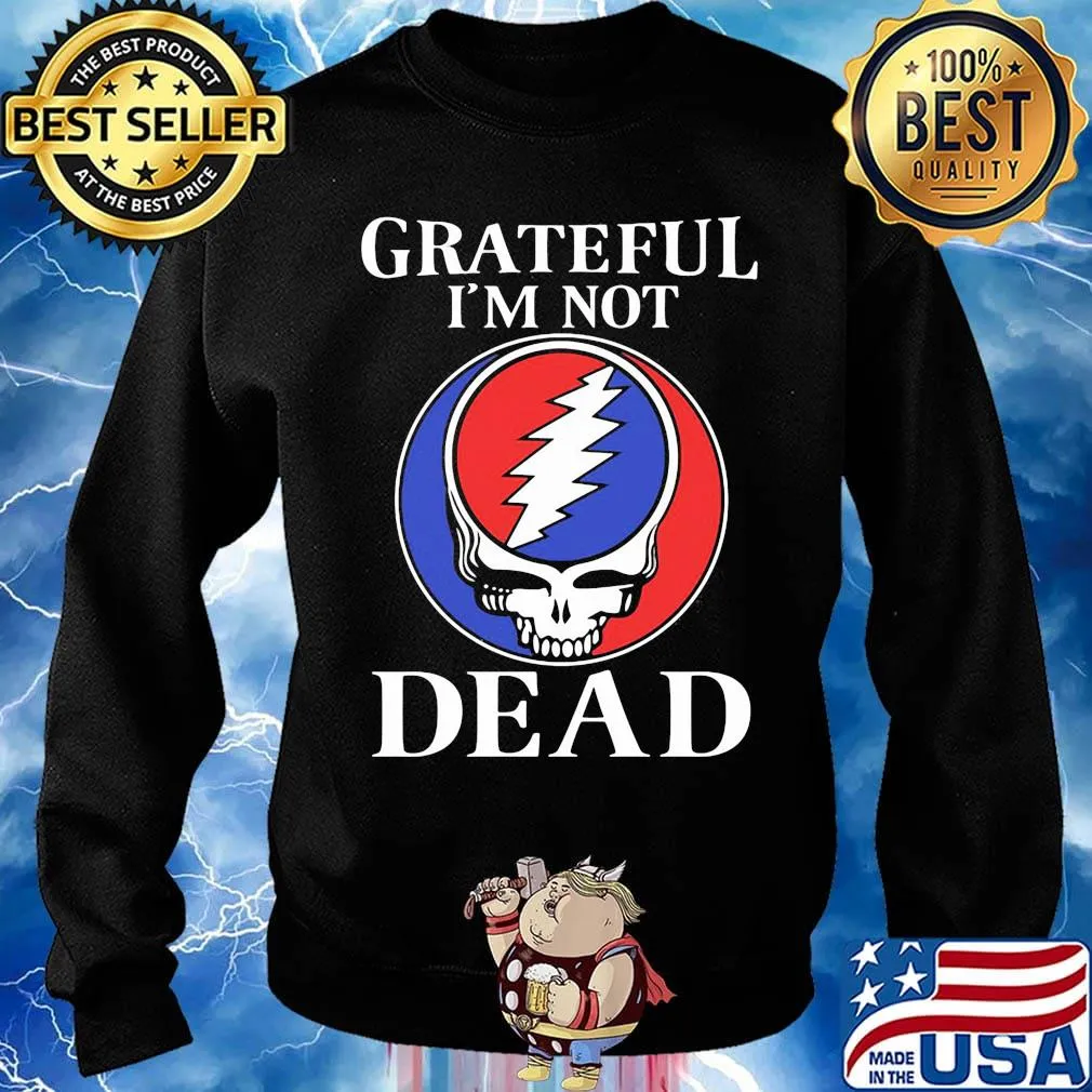 Grateful i'm not dead band logo s Sweater