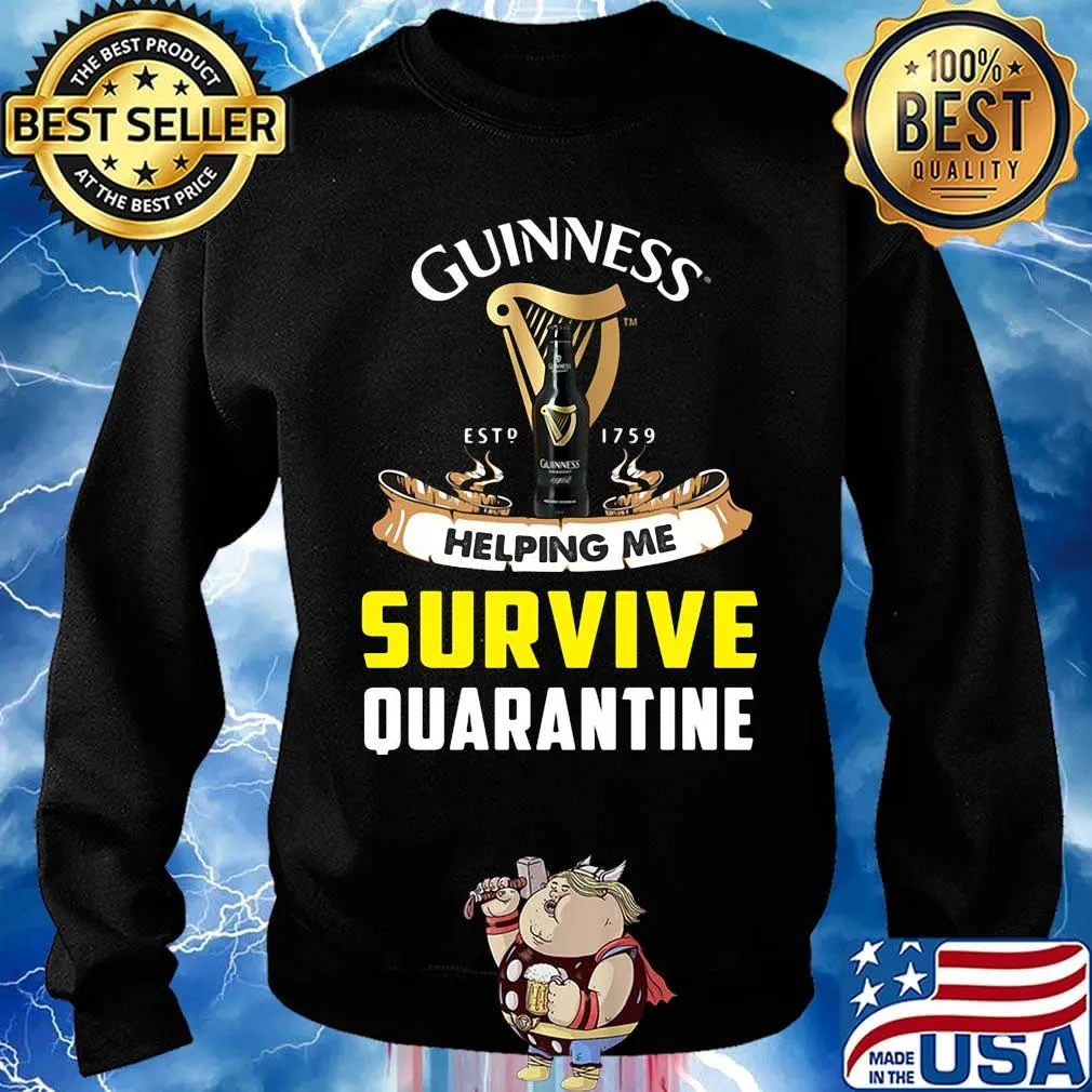 Guinness est 1795 helping me survive quarantine s Sweater