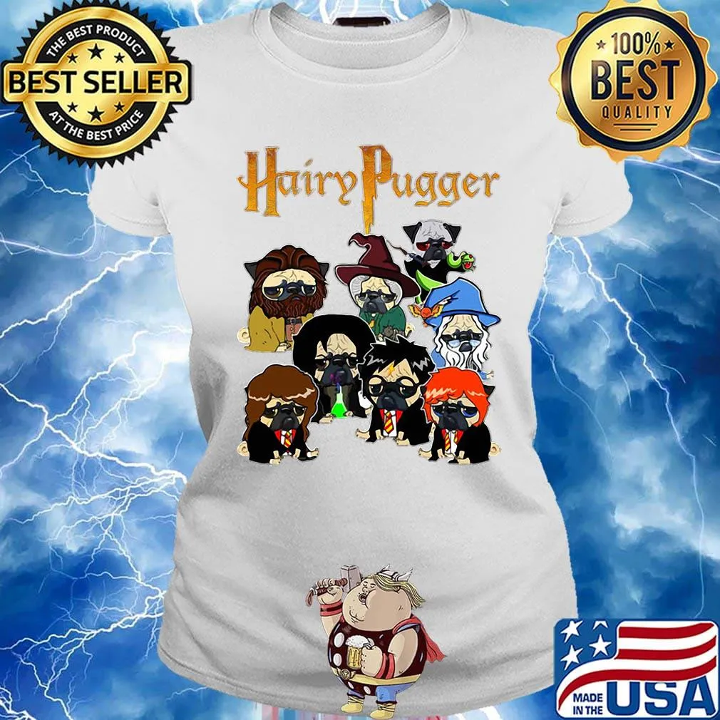 Hairy pugger harry potter s Ladies tee