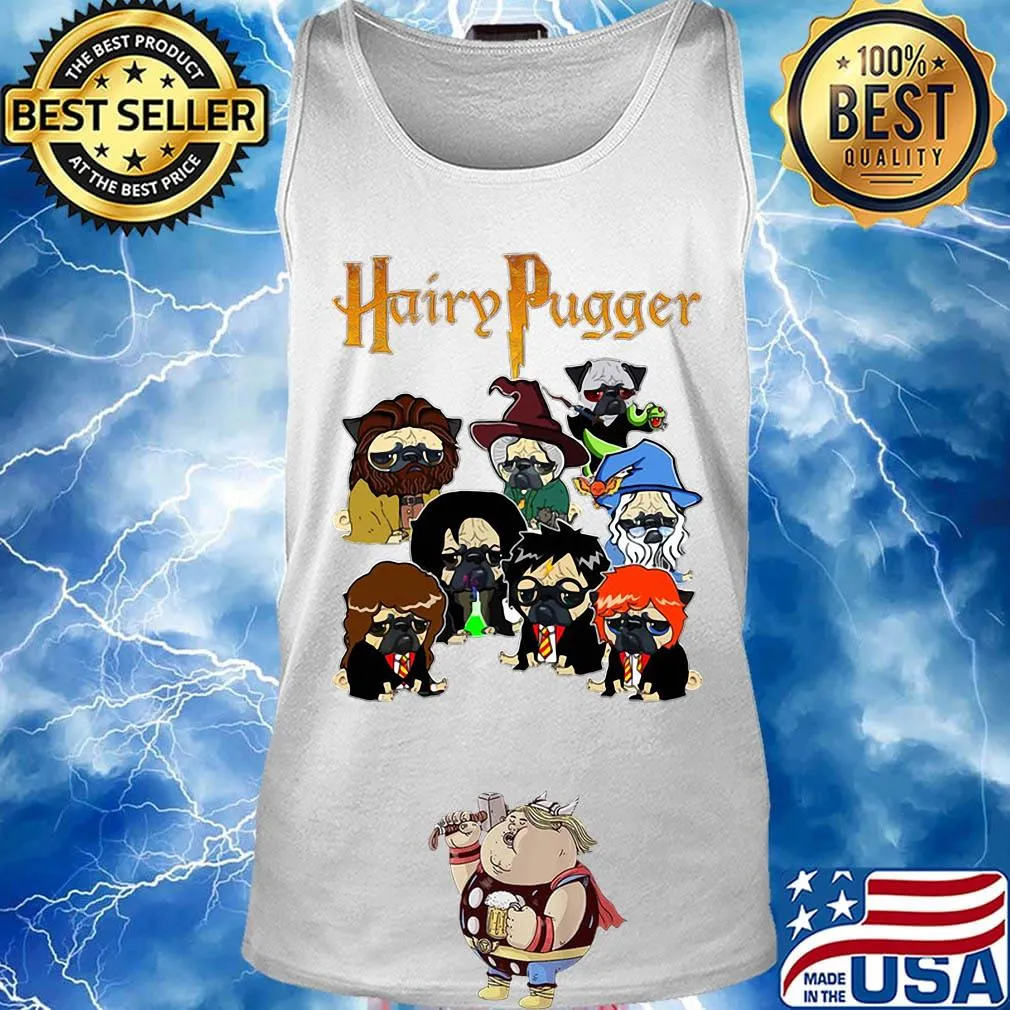Hairy pugger harry potter s Tank top