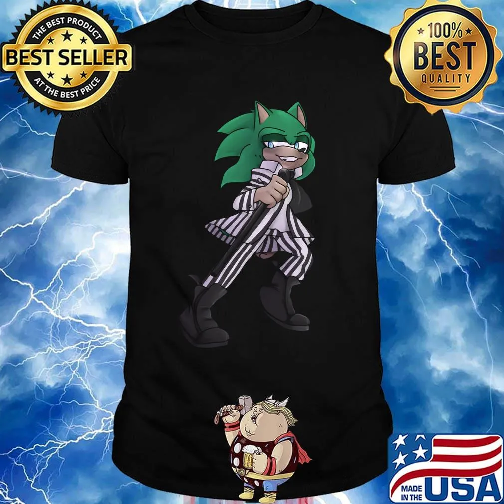 Halloween beetlejuice michael keaton sonic shirt