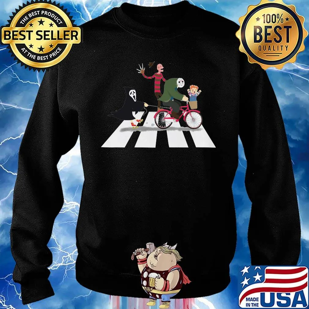 Halloween horror characters abbrey road s Sweater
