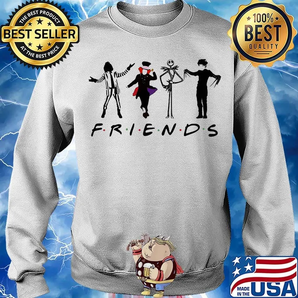 Halloween horror characters friends s Sweater