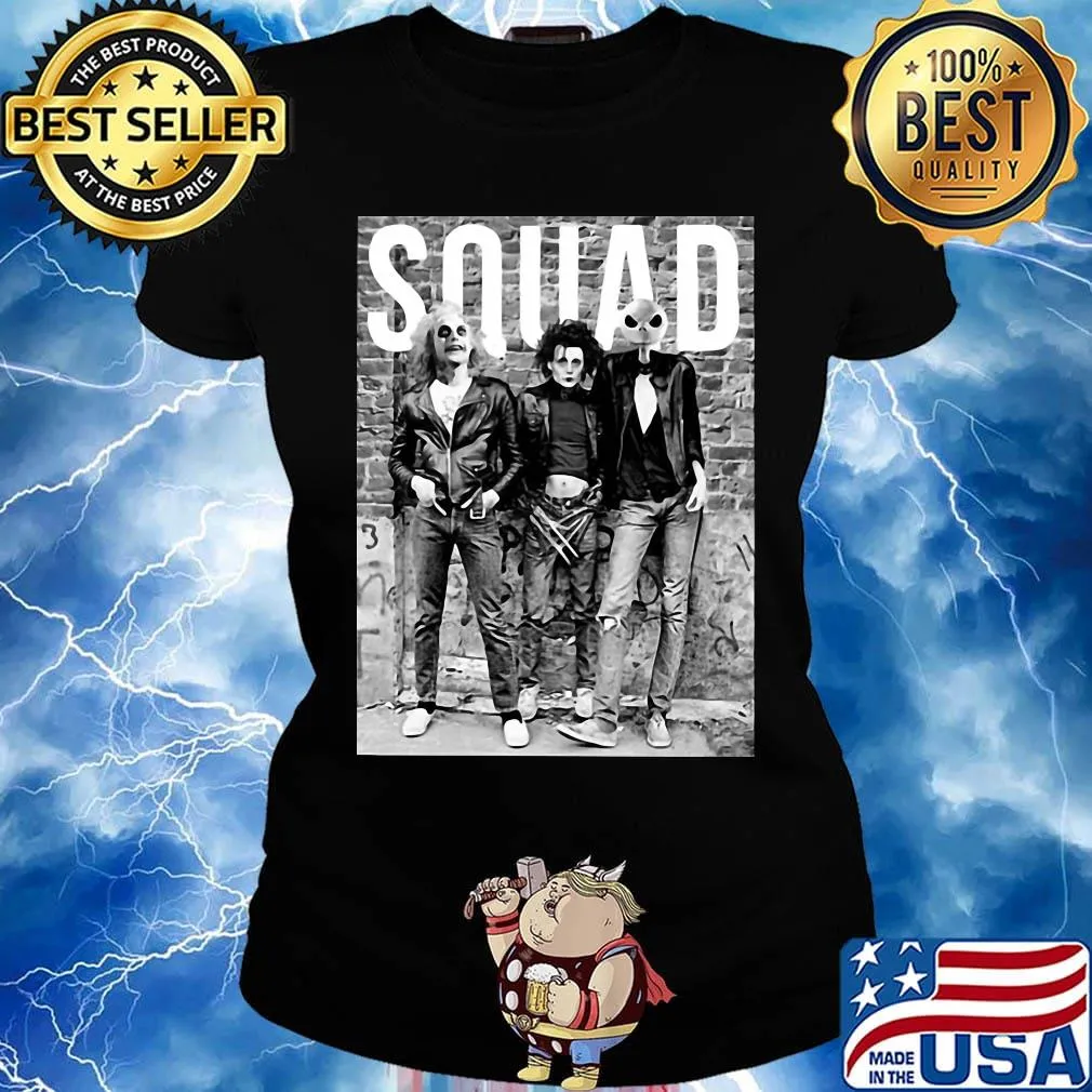 Halloween horror characters squad s Ladies tee
