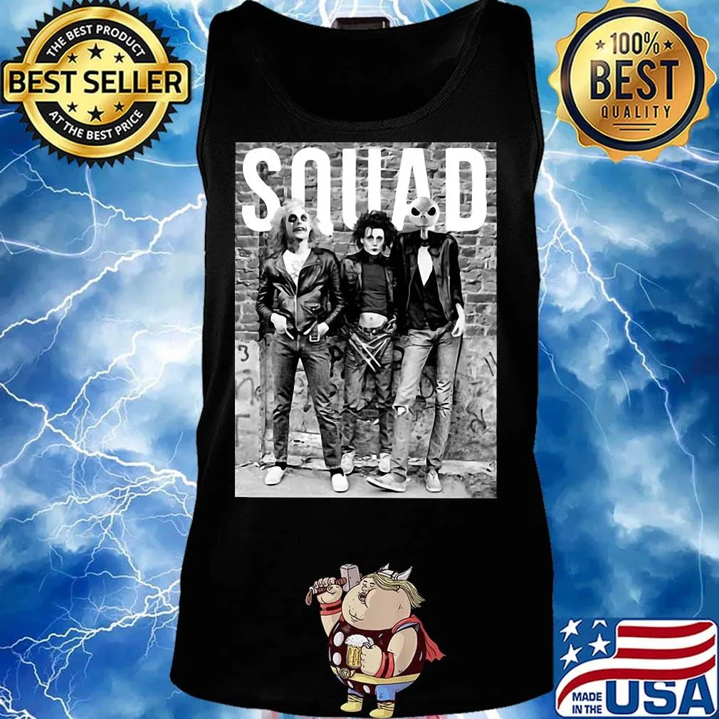 Halloween horror characters squad s Tank top