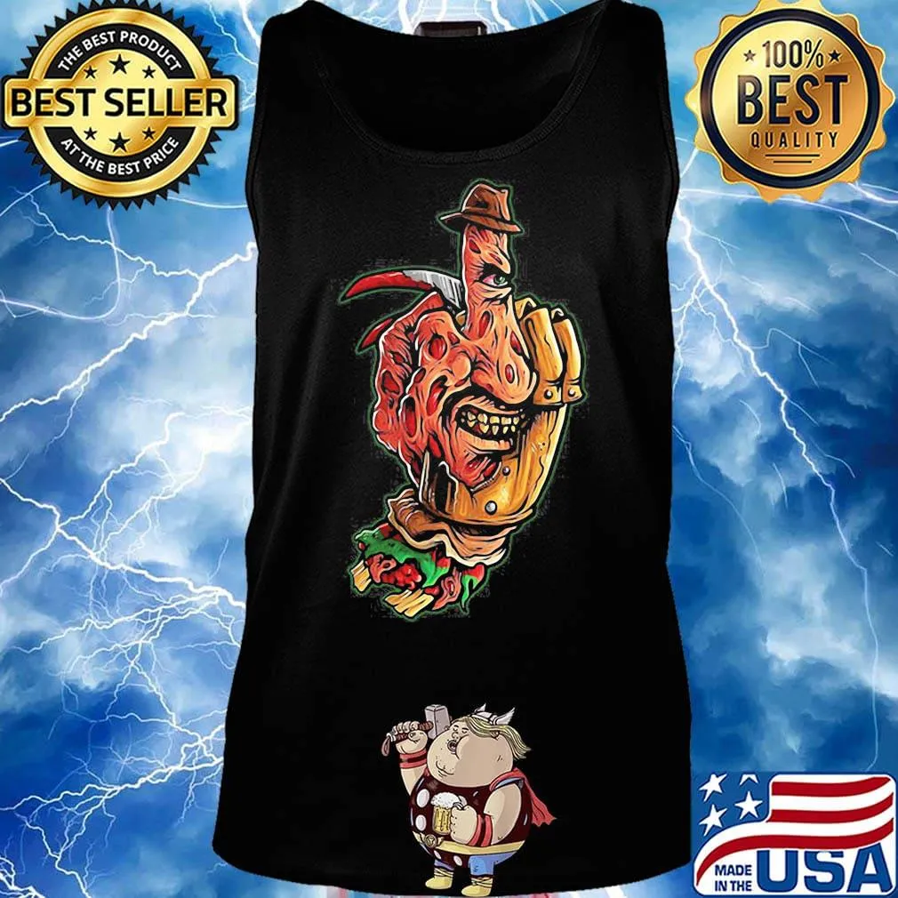 Halloween jeanne loves horror on freddy krueger 2 s Tank top