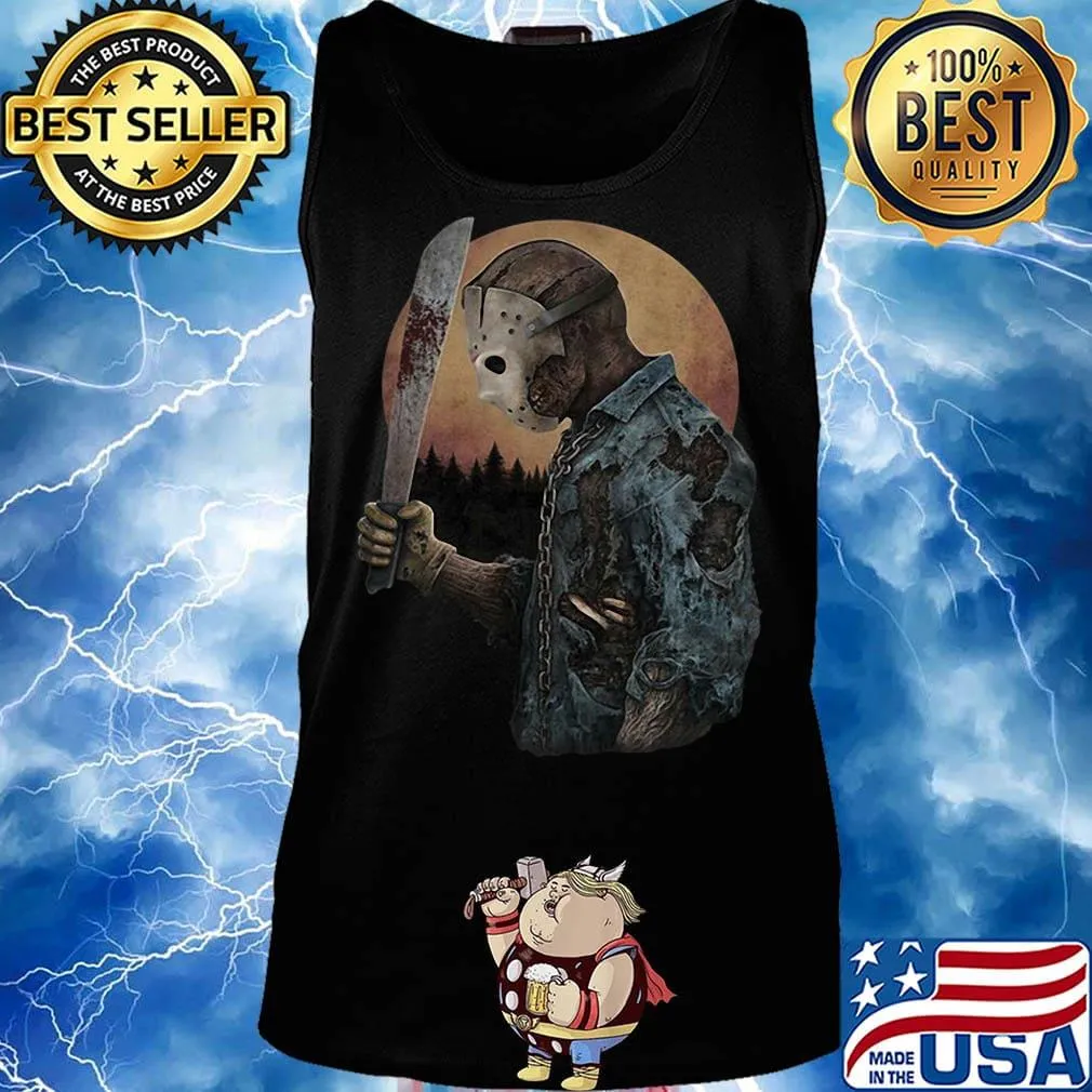 Halloween michael myers holding knife moon s Tank top