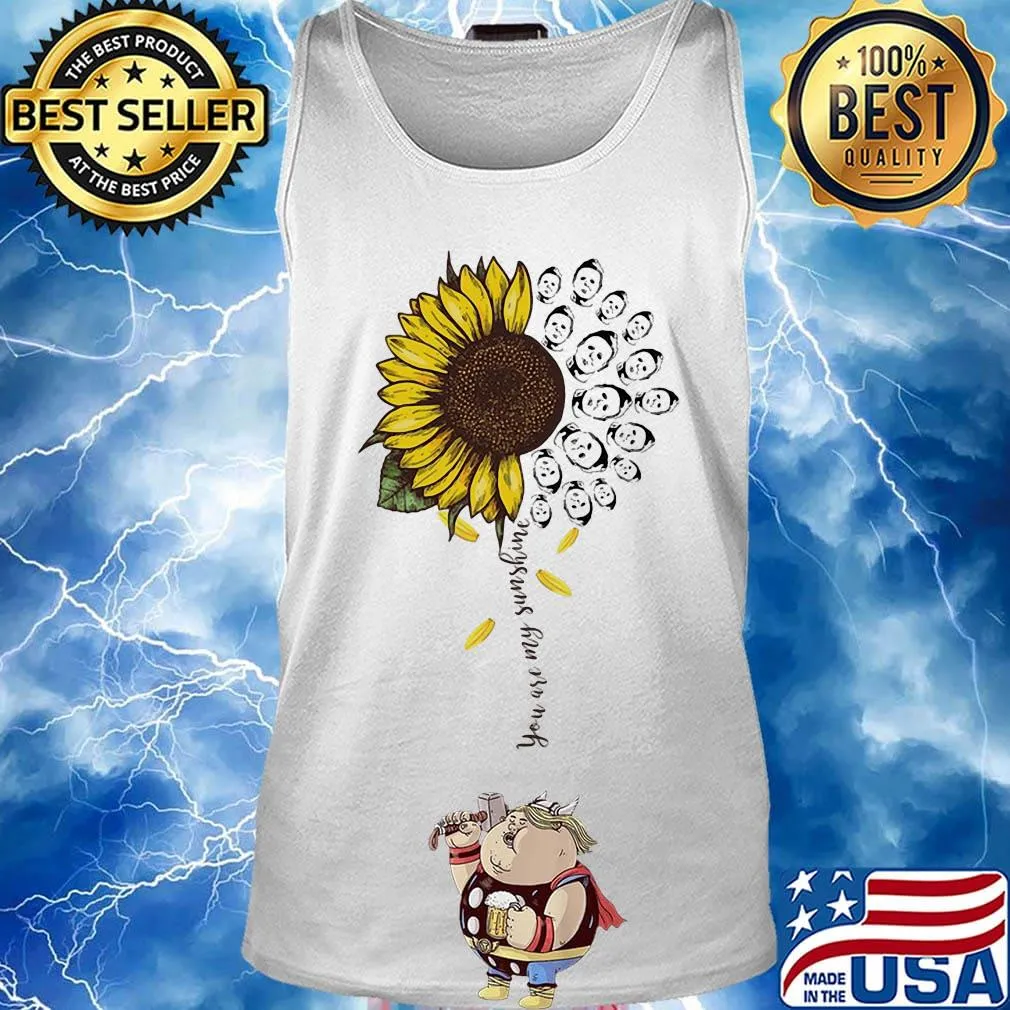 Halloween michael myers sunflower you are my sunshine art s Tank top