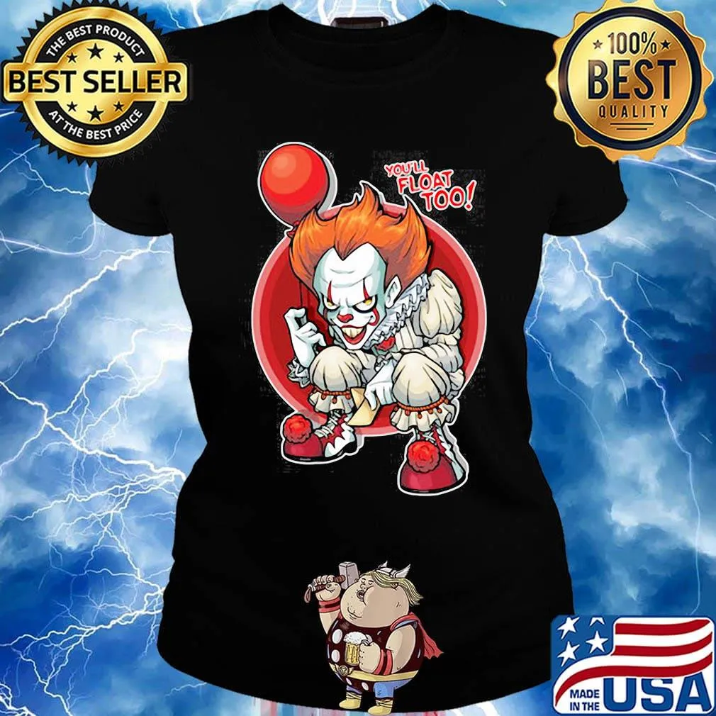 Halloween pennywise the dancing clown you'll float too s Ladies tee
