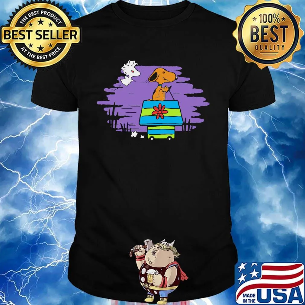 Halloween snoopy and woodstock home shirt