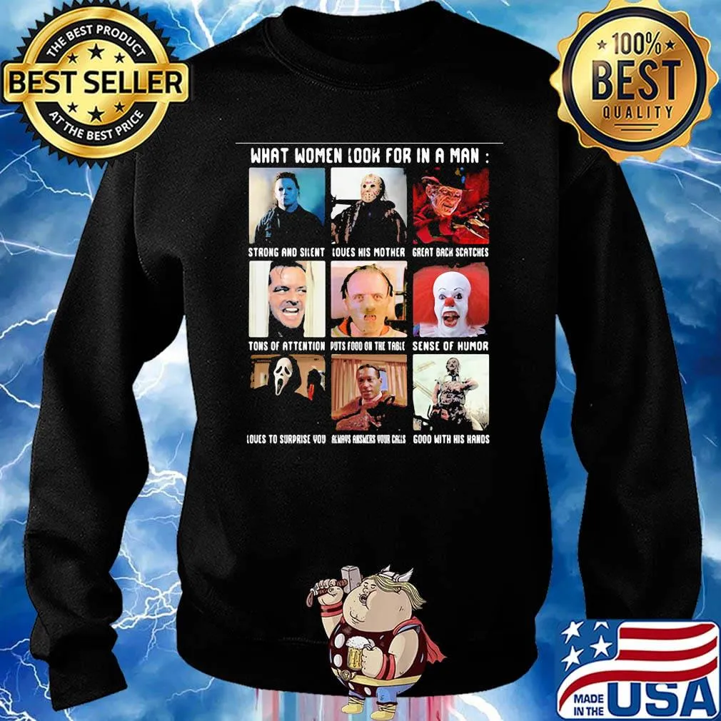 Halloween what women look for in a man strong and silent love his mother great black fathers s Sweater