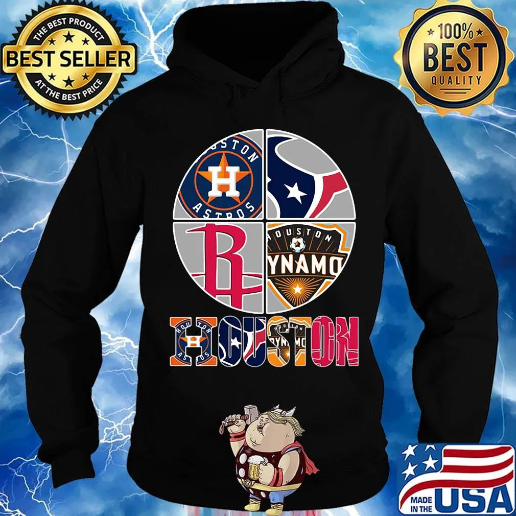 Houston astros texans rockets dynamo logo s Hoodie