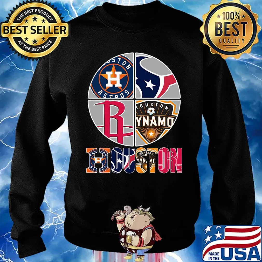 Houston astros texans rockets dynamo logo s Sweater