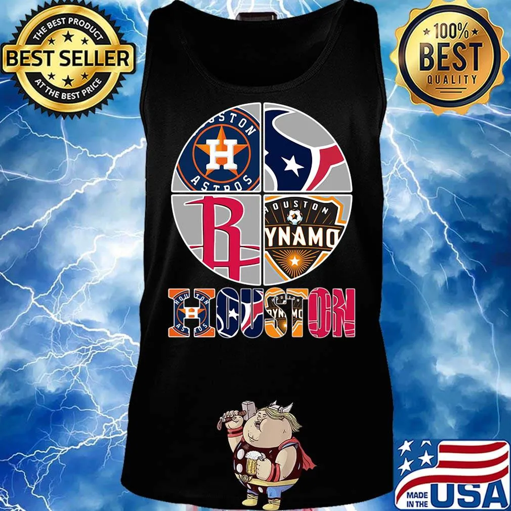 Houston astros texans rockets dynamo logo s Tank top