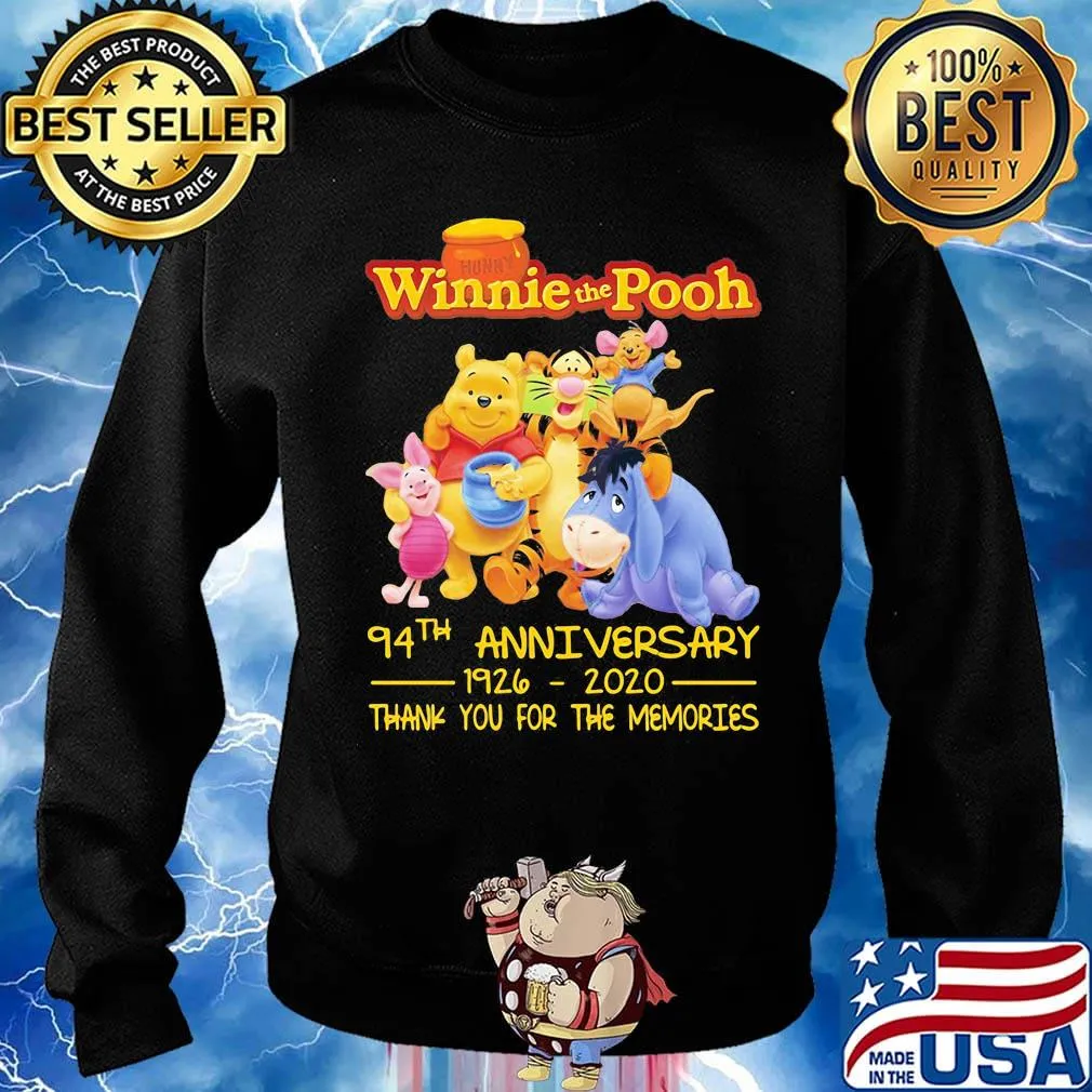 Hunny winnie the pooh 94th anniversary 1926 2020 thank you for the memories s Sweater