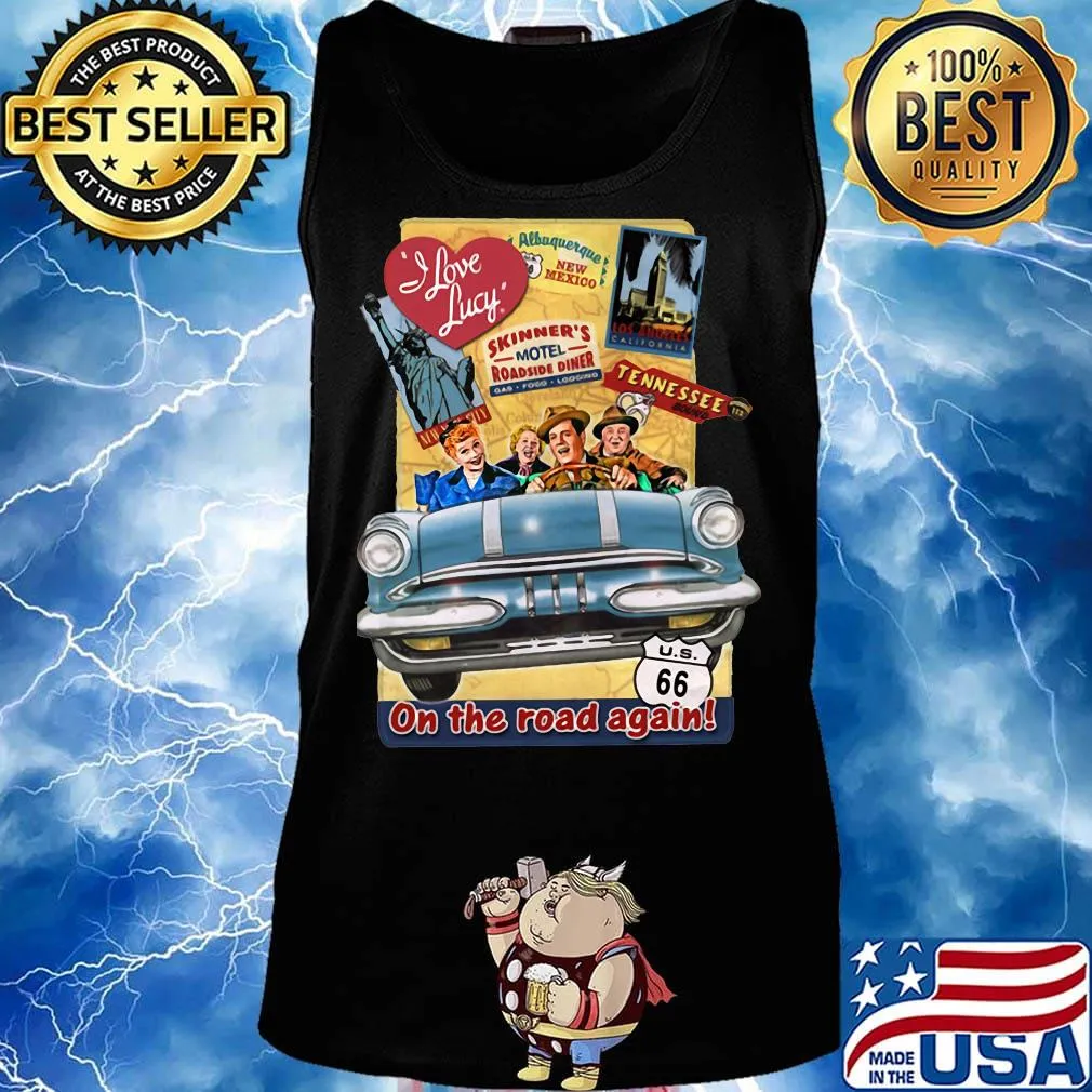 I Love lucy skinner's motel roadside diner tennessee on the road again s Tank top