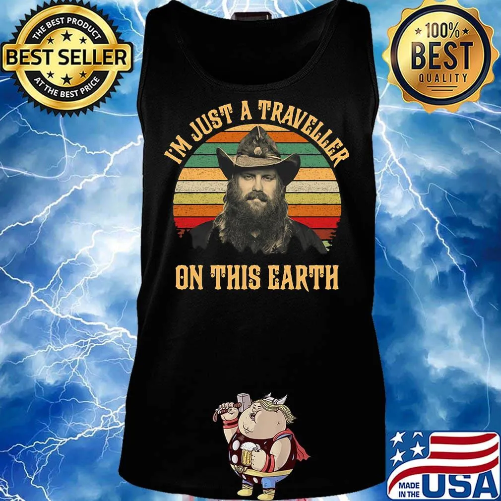 I'm just a traveller on this earth vintage retro s Tank top