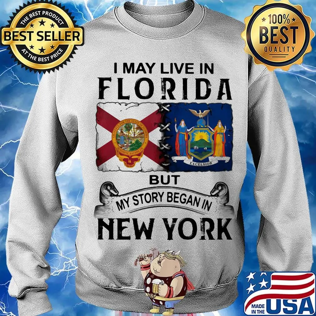 I may live in florida but my story began in new york s Sweater
