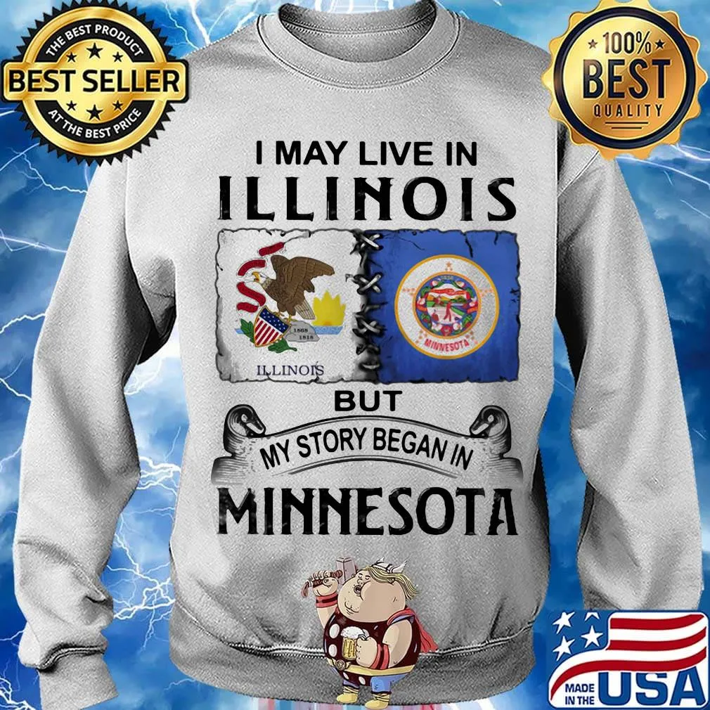 I may live in illinois but my story began in minnesota s Sweater