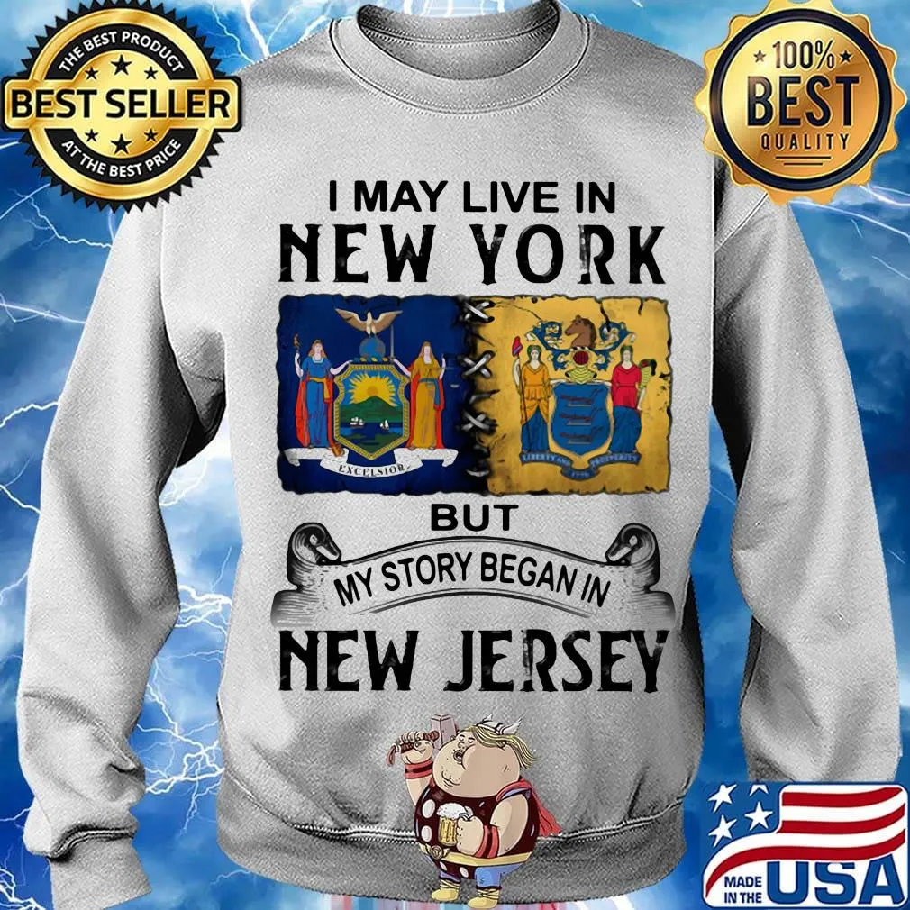 I may live in new york but my story began in new jersey s Sweater